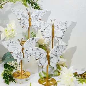 Crystal Butterfly (White Turquoise) – Transformation, Joy, Home Décor & Gift