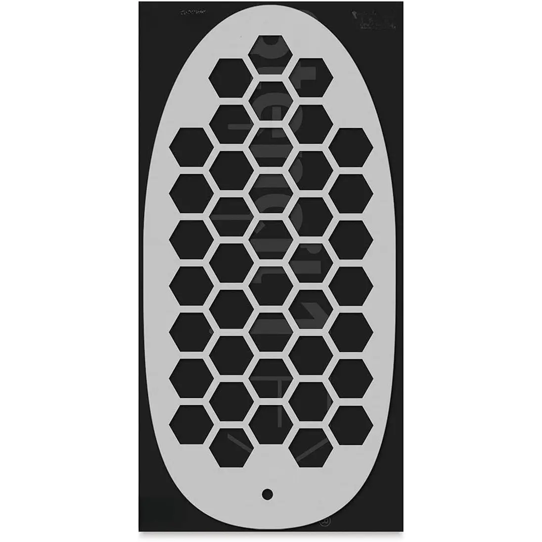 Stencil1FX - Hexagon Eye Makeup Stencil for Costumes, Dress Up, Halloween, Cosplay, Arts, Face Painting