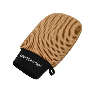 Unveiling Skin Deep Exfoliating Glove for Body & Face with Sponge Fibers for Dry Skin & Keratosis Pilaris Improvement