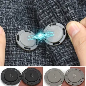 1Pairs Magnetic Buttons, Concealed Clothes Buttons, Button Snap Buttons, Button Closure, Clothing Sewing Accessories, Button Design