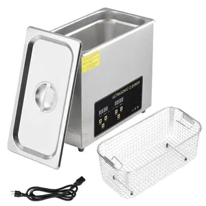 GARVEE  Ultrasonic Cleaner, 300W Heater ,360W 15L Ultrasonic Jewelry Cleaner Machine with Digital Timer Heater and 304 Stainless Steel for Industrial Parts ,Glasses, Instruments Cleaning