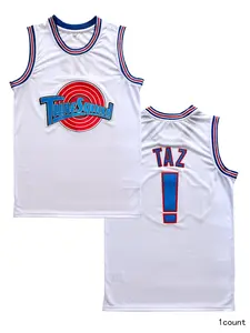 Men's Sam Tune Squad #！ Bugs Space Jam Movie Basketball Jersey Embroidery Sports Outdoor Clothing Top