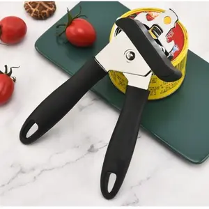 Classic Multifunctional Can Opener and Bottle Opener, Easy to Use, Sharp Stainless Steel Cutting Wheel, Comfortable Handle, Large Rotating Knob