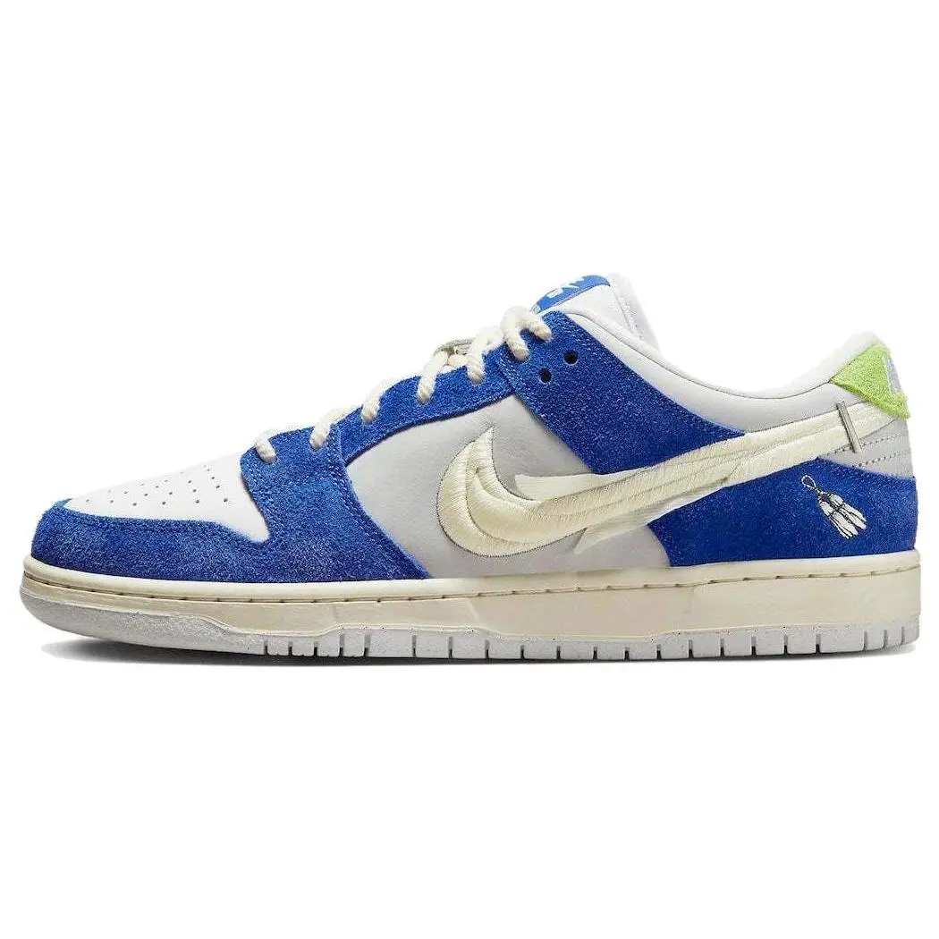 Nike SB Dunk Low Pro Fly Streetwear Gardenia Skate Shoes Unisex Blue DQ5130-400