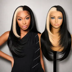 VELAIRE HAIR Synthetic Lace Front Wig for Black Women, 13x6 Glueless HD Lace Frontal, 26in 180 Density, Pre-Plucked Pre-Cut, Face-Framing Layered Cut, Natural Hairline U Part, Heat Resistant Wig, Spring Glowup Style