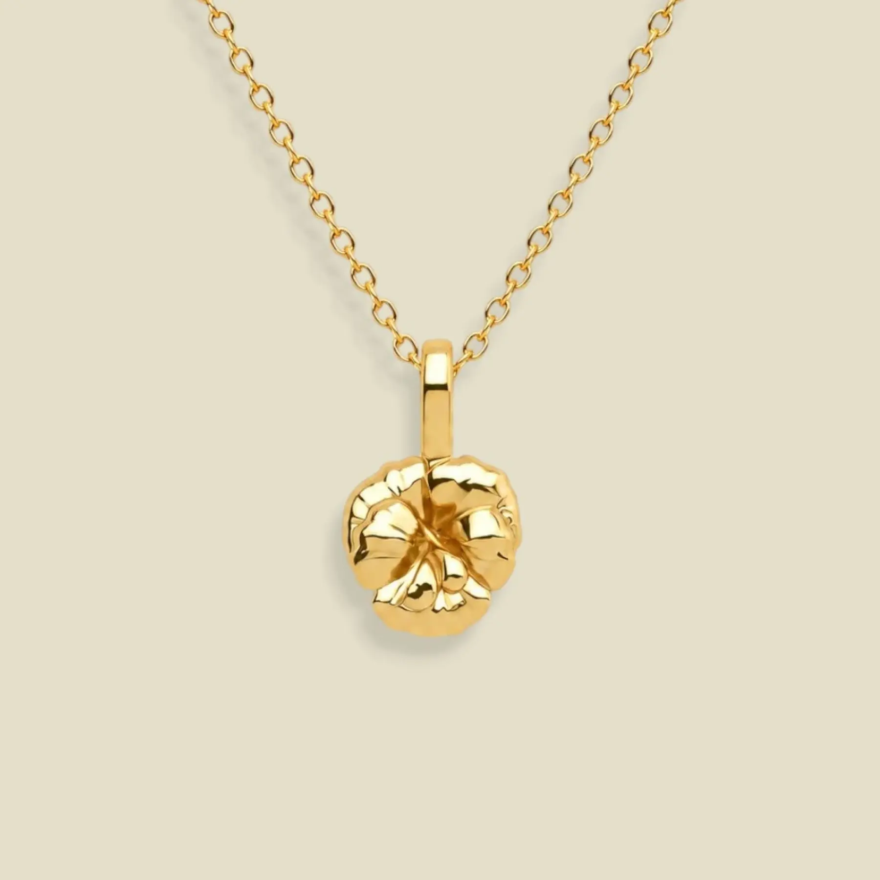 February Birth Flower Charm Necklace