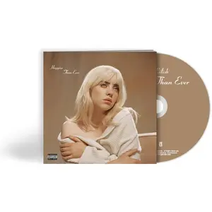 Billie Eilish - Happier Than Ever  [COMPACT DISC - CD] Explicit, Photo Book
