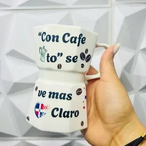 Con Cafe to' se ve mas Claro 12 oz Mug Coffee Design Rep.dom con Café Drinkware Ceramic