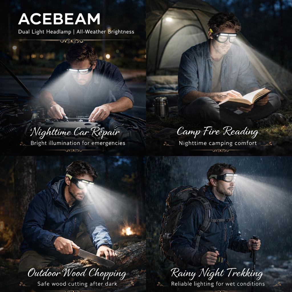 Gesture Control LED Glasses – Rechargeable USB-C Headlamp with 5 Modes, Hands-Free Sports & Work Lighting Gesture Control LED Glasses – Rechargeable USB-C Headlamp with 5 Modes, Hands-Free Sports & Work Lighting