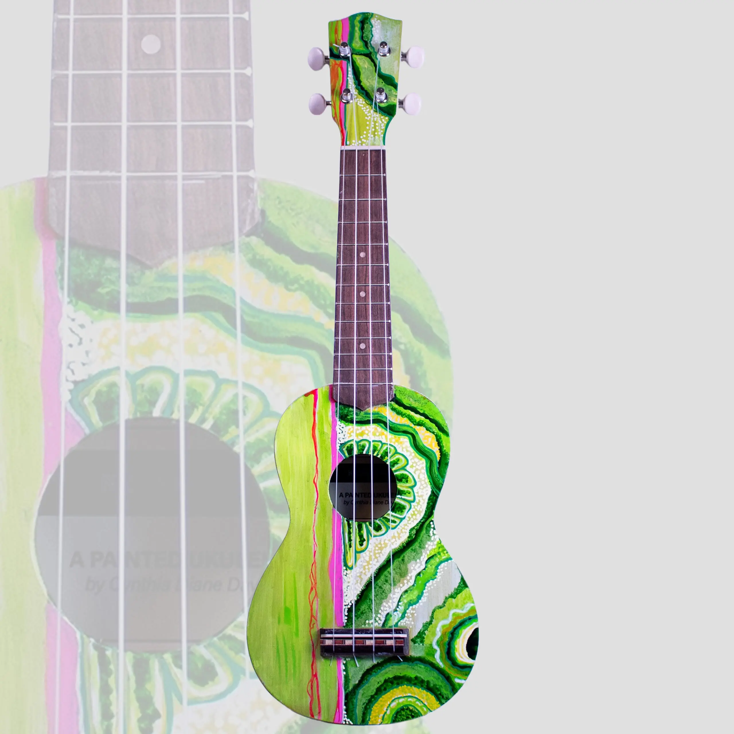Malachite Pink - Soprano Ukulele