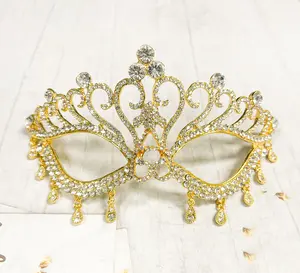 Gold Color Masquerade mask, Mardi Gras Mask, Venetian Masquerade Mask, Masquerade Ball Mask, Wedding Party Mask, Party Mask, Halloween Mask, Cosplay Accessory, Costume Accessories Comfortable