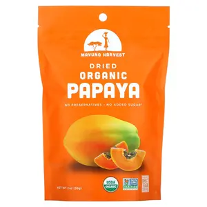 Mavuno Harvest Organic Dried Papaya, 2 oz (56 g)
