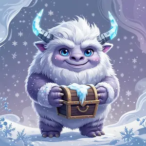 Frostbite Yeti Drop #001 - Limited Edition 3D Printed Figurine