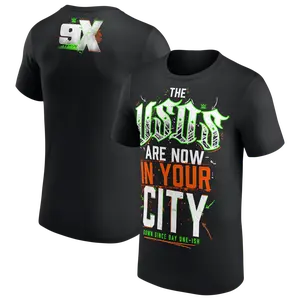 Men's Black The Usos Are In Your City T-Shirt Professional Wrestler Tee For Man and Woman Unisex T-Shirt Hoodie Graphic Basic Cotton Tops Casual All Seasons