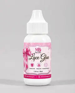 Millamix Beauty Glow Lace Glue - Waterproof Wig Adhesive, Clear-Drying, Strong Hold, 38ml