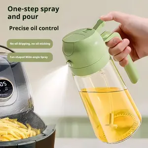 Automatic Spray Oil Bottle, Self-Opening & Closing, Thickened Sprayer, Kitchen Essential, No Drip Design, Edible Oil Mister