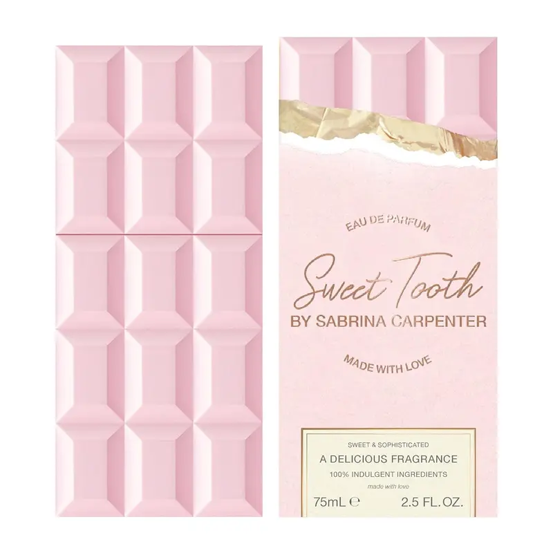 Sabrina Carpenter Sweet Tooth Eau De Parfum 75ml for Women - Chocolate & Ginger Fragrance