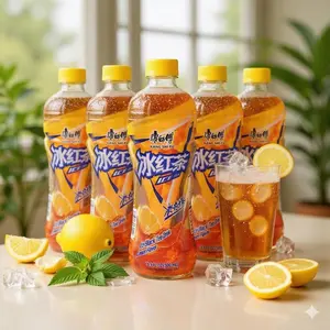Master Kong Lemon Ice Tea (5-Pack) - The Ultimate Refreshment!   Fruit Vitamin 16.9 fl oz*5