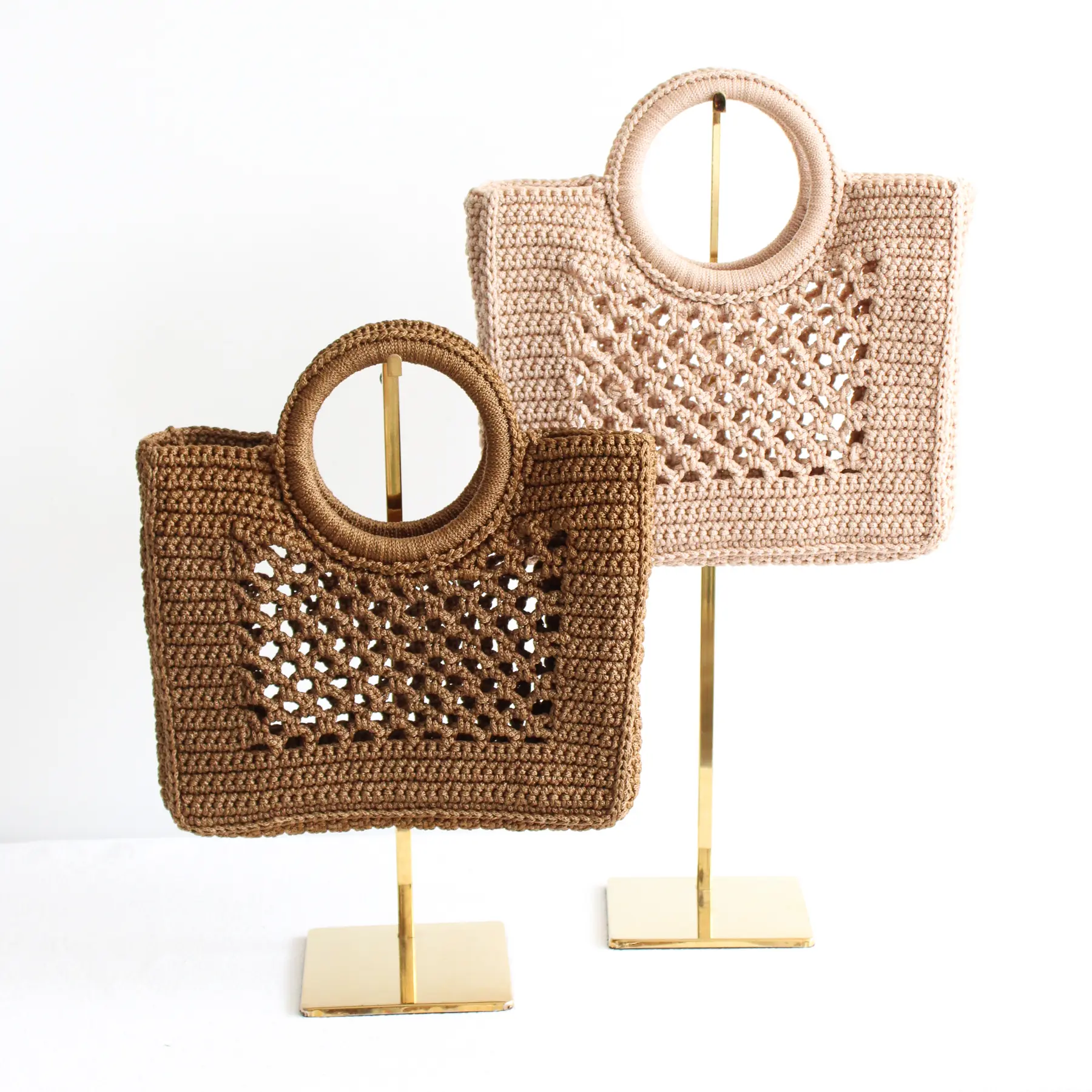 Crochet Basket Bag