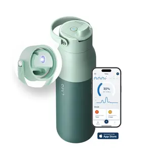LARQ Bottle PureVis™ 2 - Self-Cleaning Water Filter & Hydration Tracker with Detachable Handle, Reusable Straw, and Insulated Design