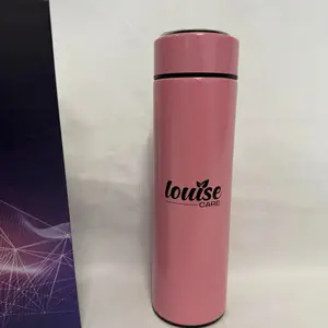 Louise Care Pink Insulated Water Bottle - Portable & Durable Design for Daily Use  Tea Cup