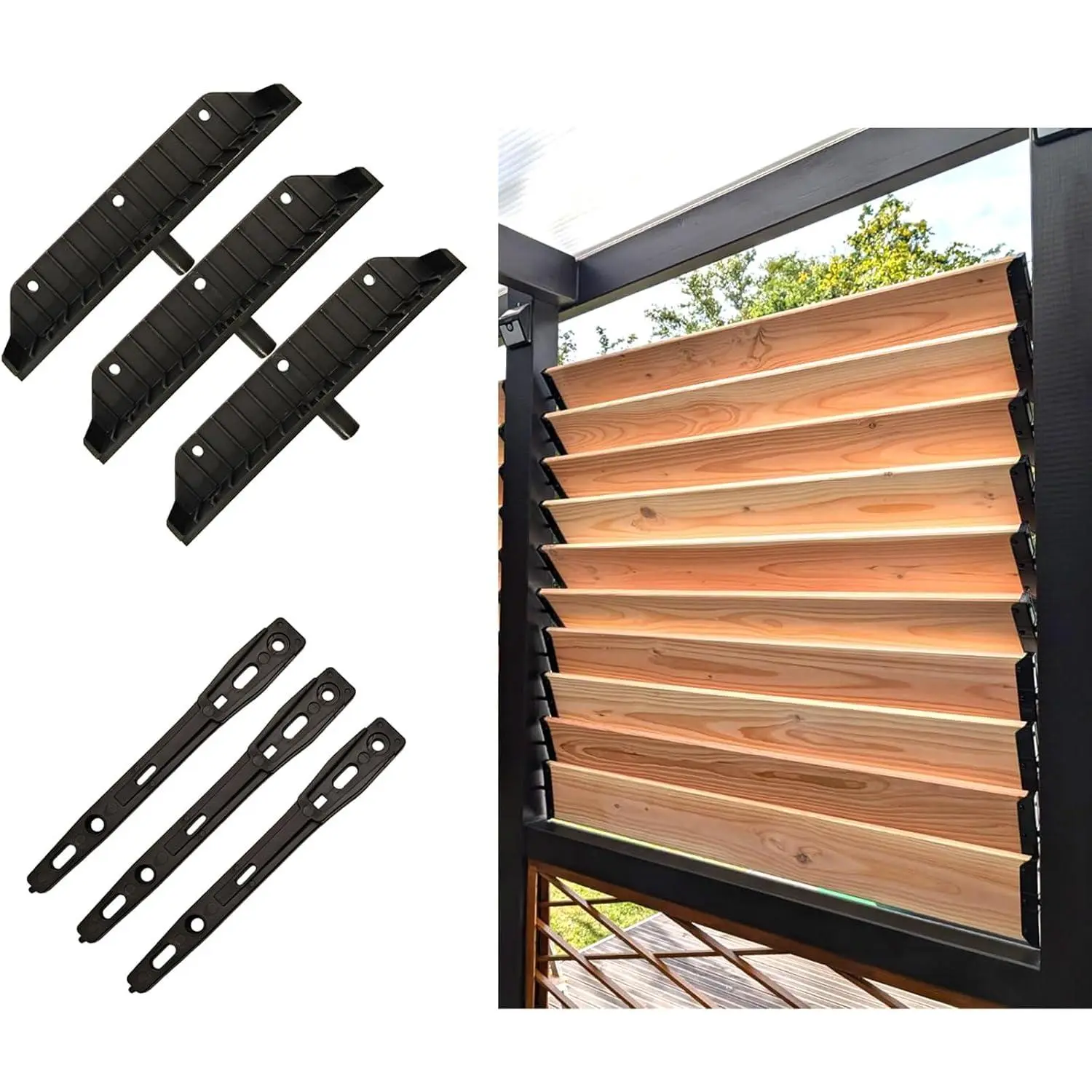 Louver Bracket Kit, Deck Sunblind System, Shutters Hardware System for ...
