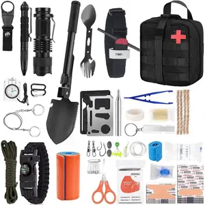 Outdoor IFAK First Aid Kit Full Set - Portable Trauma Emergency Bag for Camping Hiking Survival Gear Defense Equipment
