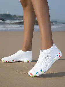 Women's Casual Hiking Shoes, Yoga Driving Shoes, Wide Head Design, Elastic Knit Fabric, Eva Sole, Comfortable Breathable Lightweight