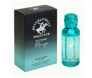 Beverly Hills Polo Club | Elysian Mirage Eau de Parfum Spray for Men – 3.4oz / 100ml – Fresh, Citrus, Ginger, Nutmeg – Long-Lasting All-Day Scent | Ideal for Everyday Wear or Special Occasions