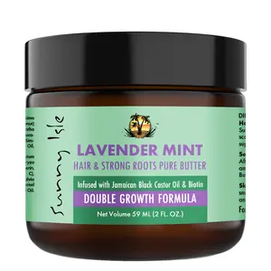 Sunny Isle Lavender Mint Hair and Strong Roots Butter 2oz