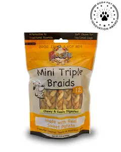 Poochie- Mini Triple Braids 12 CT