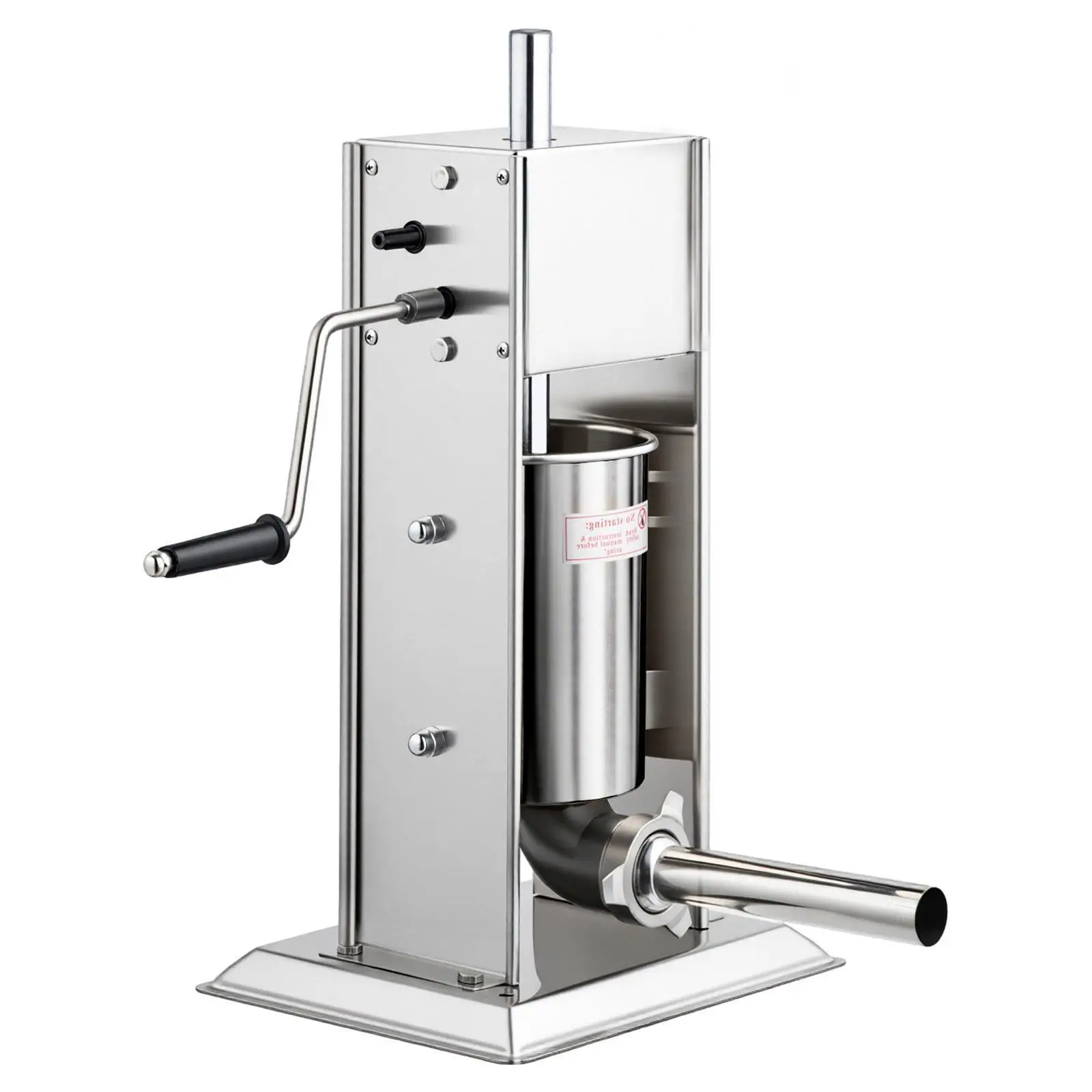 3L Silver Stainless Steel Vertical Enema Machine - US Standard, Variable(Manual) Operation, Detachable Handle for Easy Use (Household/Commercial/Food Processing Appliances)