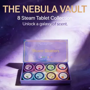 8PCS Home Spa Shower Steamers, Essential Oil Aromatherapy Shower Bombs, Relaxing Self Care Gift Box, Soothing Bathroom Gift for Women and Men, Perfect for Birthday, Christmas and Halloween Gifts