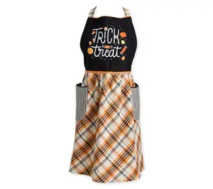 Design Imports Trick Or Treat Embellished Apron