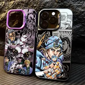 Anime J-Jojos B-Bizarres Adventures Phone Case ,Stylish & Durable Christmas Gift Compatible with iPhone X, 11, 12, 13, 14, 15, 16, 17 Series & Galaxy Series