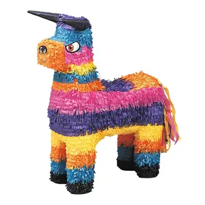15 1/4" x 18" Fiesta Bright Color Bull Character Piñata