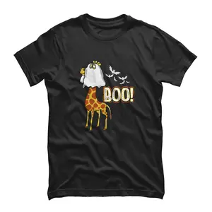 Giraffe Boo Halloween Fun Costume Party T-Shirt