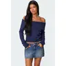 Tamara Fold Over Knit Top