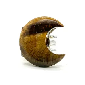 【2-4】Unique Handmade Crystal Ring,Tiger Eye