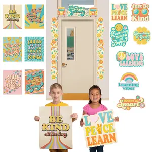 Groovy Multicolor Cardstock Classroom Decorating Kit – 23 Pc.