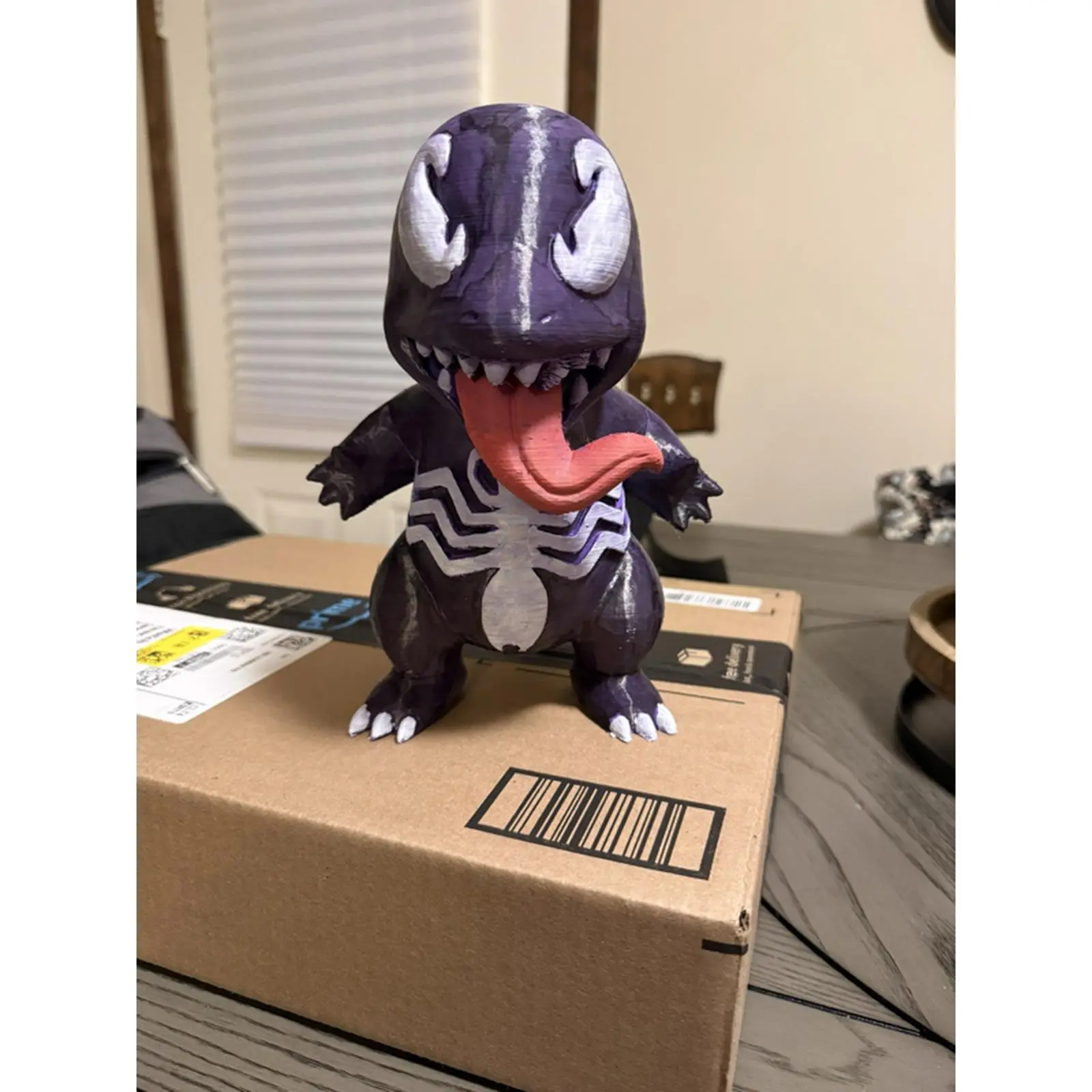 3D Printed Venom Charmander Collectible Figure - Unique Design for Pokemon Fans
