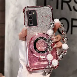 Shockproof PC Phone Protector Compatible with Samsung Galaxy A03s A03s Lovely Heart Pattern Case Cover for Popular