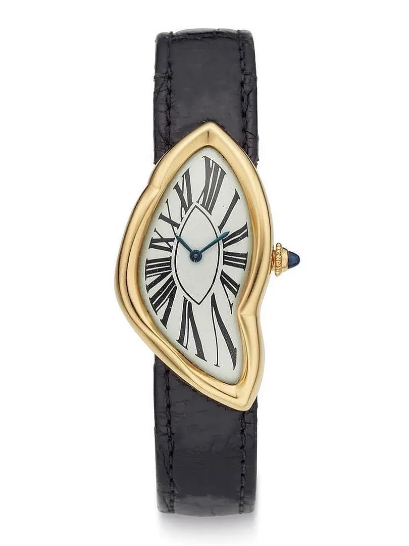 Alien crash melting and distorted KIOSK watch booth men's fashion trend retro high -end ecosystem design minimalist watch
