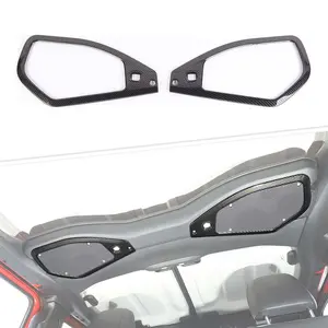 2-Pieces Perfect Fit UV Resistant Car Top Roof Speaker Frame Cover Trim Ring, for 2024+ Jeep Wrangler JL/Gladiator JT Series, Easy DIY Install Automotive Interior Accessory Car Stereo Car Subwoofer