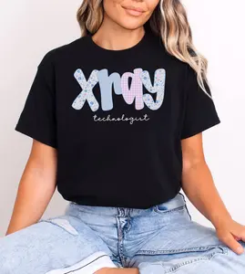 Xray Tech T-Shirt / Sweatshirt / Hoodie  , Floral X-Ray Technologist, Preppy Xray Tech, Radiology Grad Gift,  Cotton Crewneck