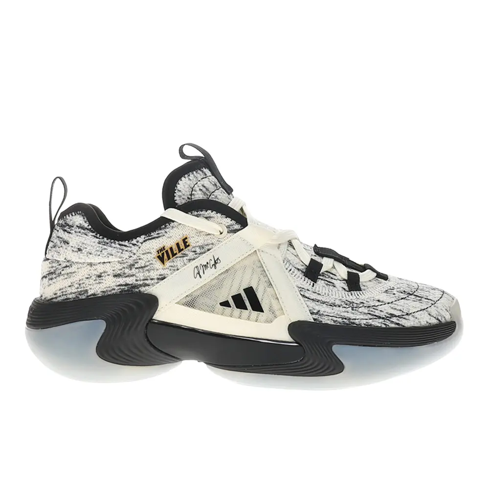 adidas Womens Exhibit Select Louisville Cardinals Basketball Sneakers Shoes - Black, White