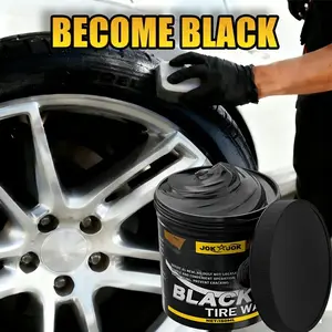 Premium Tire Polish Wax & Protection, Enhances and Protects Car Tires, Decorative Strips, Bumpers, Engine Parts, Long-Lasting, Easy Use, Tire Coating