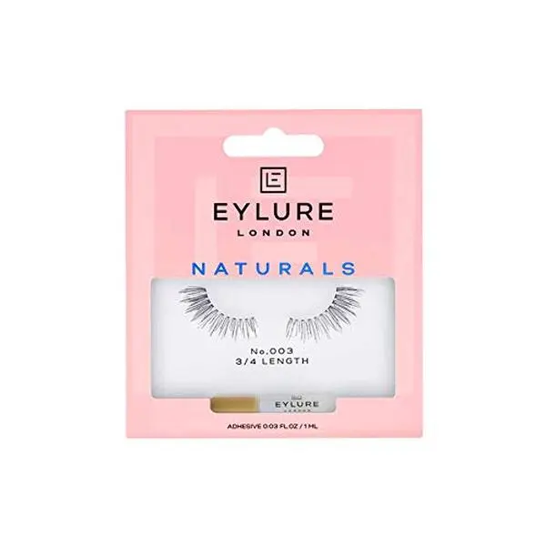 Eylure Naturals Accent No. 003 Reusable Eyelashes, Adhesive Included, 1 Pair