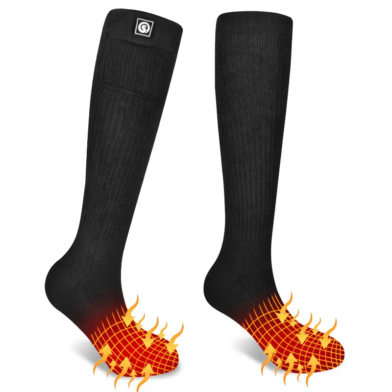 SAVIOR HEAT Winter Washable Electric Heated Socks Super Warm Rechargeable Battery Men Women heated  socks
