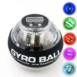 Torque Ball with Counter - Wrist Power Gyro Ball for Forearm Strengthener, Grip Strength Trainer, Hand Strengthening Exerciser, Wrist Trainer Balls with Auto-Start LED Lights